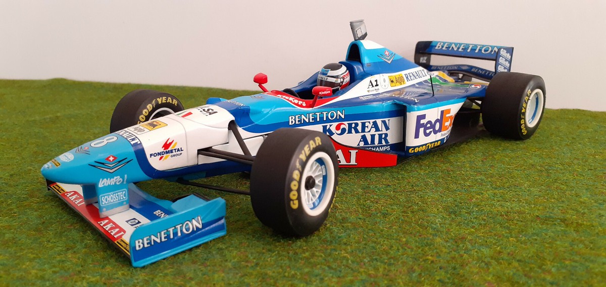 F1 BENETTON 1997 RENAULT B197 BERGER 1/18 MINICHAMPS 180970008