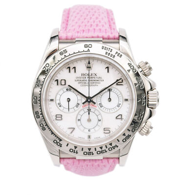 Rolex Cosmograph Zenith Daytona 16519 P Serial 40mm Pink mother-of