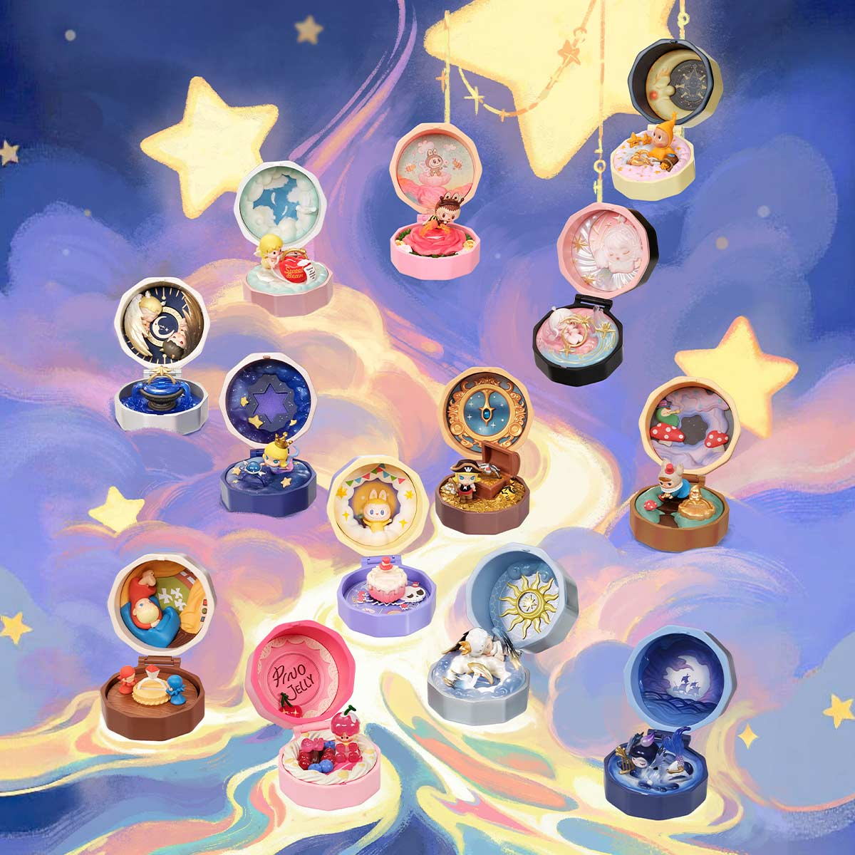 ROMANTIC RING BOX SERIES 4 SCENE SETS AUTHENTIC HOT CUTE TOY GIFT