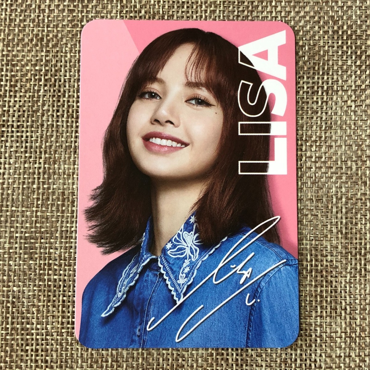BLACKPINK LISA #2 [ OREO X BLACKPINK ] Official Limited Photocard