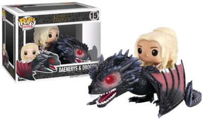 NEW Game Thrones Drogon & Daenerys #15 POP! RIDE Vinyl Figures 2