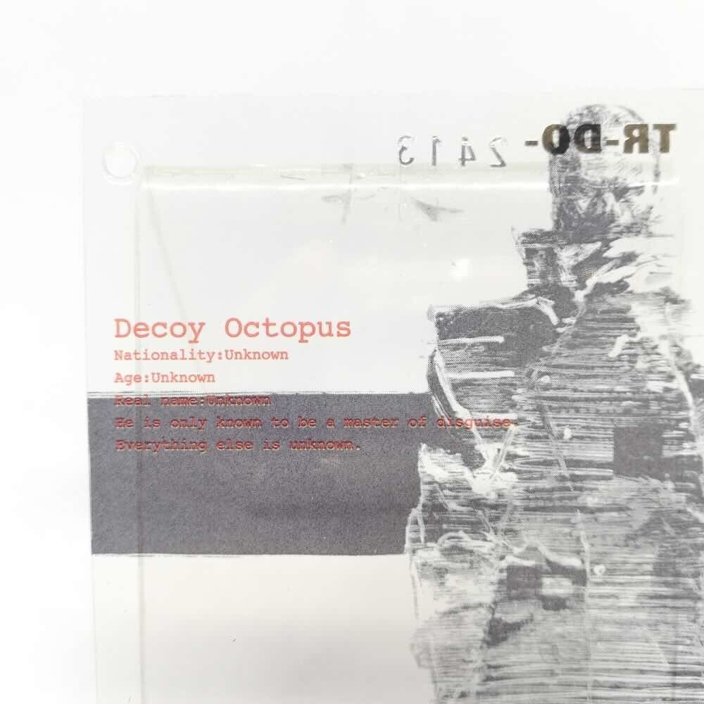 053 Decoy Octopus Metal Gear Solid Trading card Plastic Back