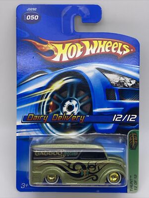 2006 Hot Wheels Treasure Hunt Dairy Delivery. Rare Card Variation