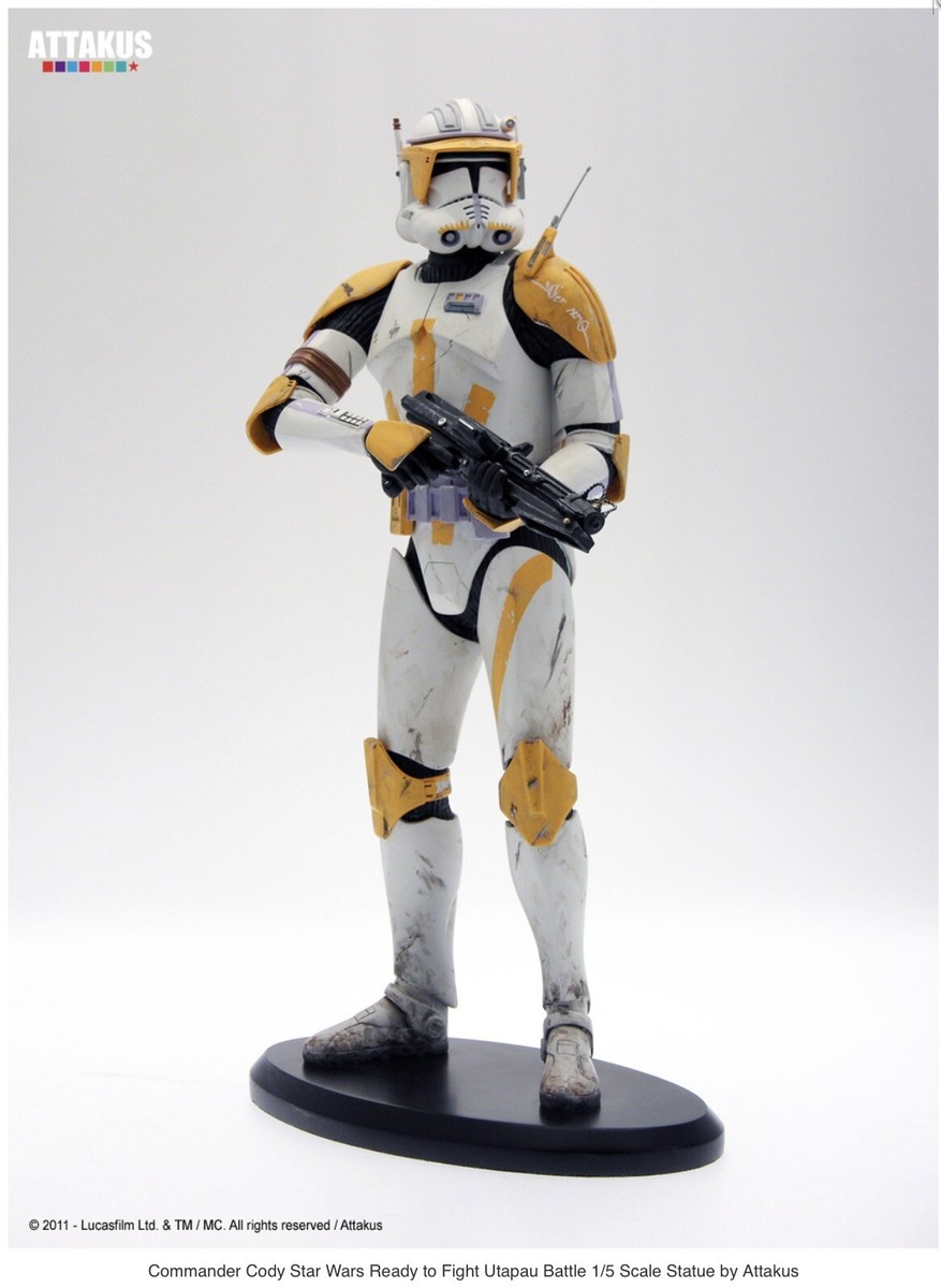 Attakus Commander Cody Statue Star Wars Utapau Battle 1/5 Scale