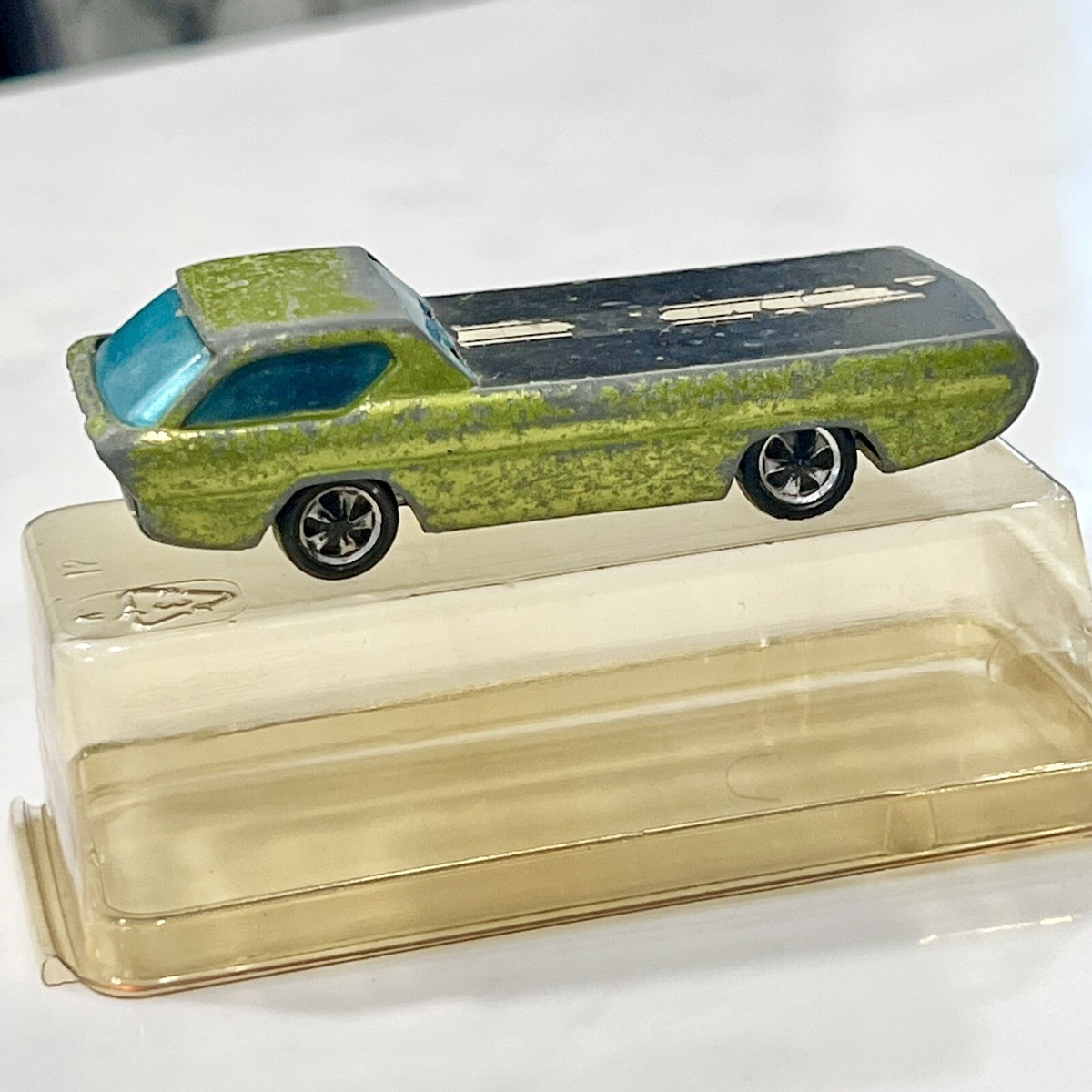 Vtg 1967 Hot Wheels Redline Deora Antifreeze Green No Surfboards