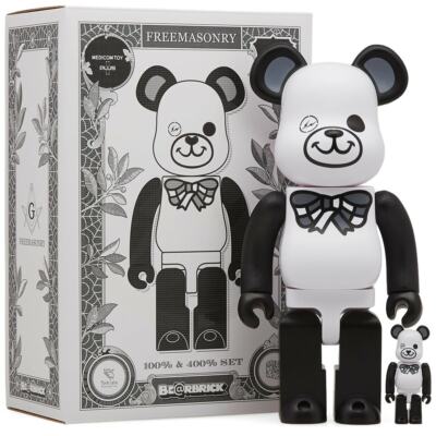 Medicom BE@RBRICK x Freemasonry Fragment Design White 100% 400