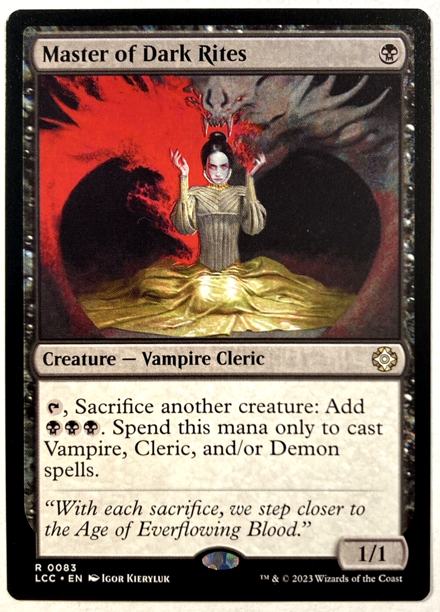 MTG Master of Dark Rites Commander: The Lost Caverns of Ixalan 83