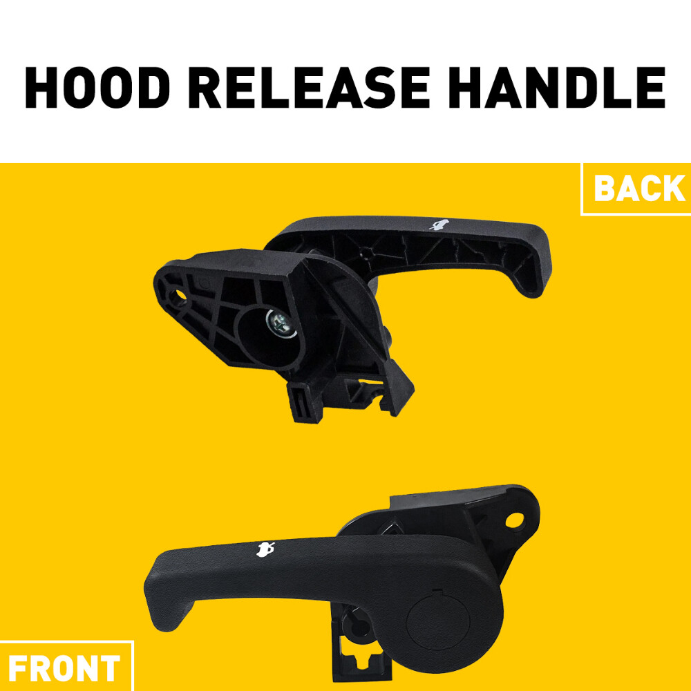 FITS 2013-2017 FORD FUSION & LINCOLN MKZ HOOD RELEASE HANDLE BLACK