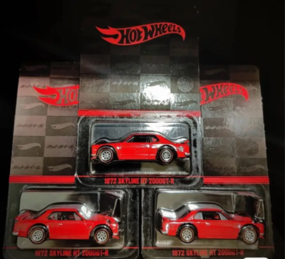 Hot Wheels Japan Convention 1972 Skyline HT 2000GT-R Set of 3 2023