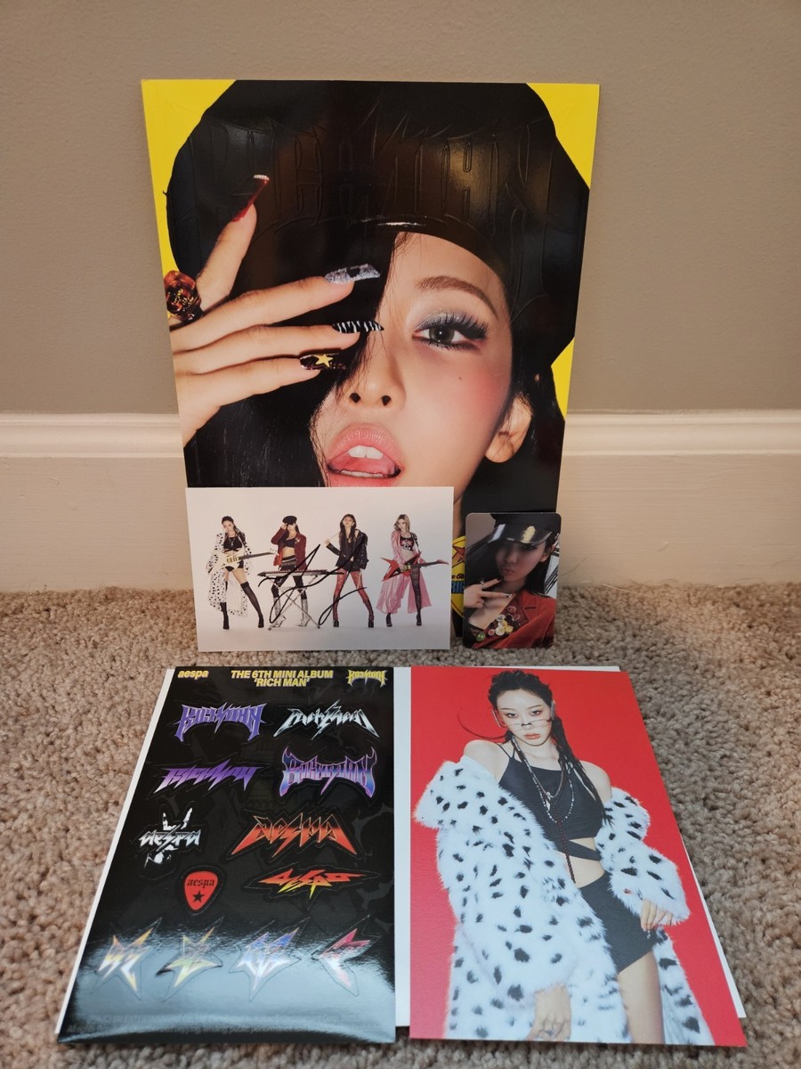 SIGNED NingNing AESPA Rich Man Album CD Autographed Auto PC All