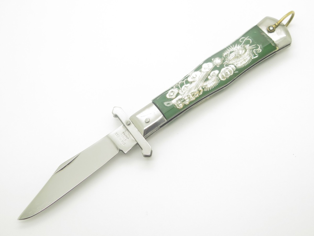 Vintage 1950's Yasuo Imai Seki Japan Swing Guard Green Matador 4