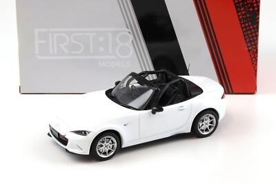 1:18 First18 Mazda MX-5 Roadster NR-A 2015 RHD white | eBay