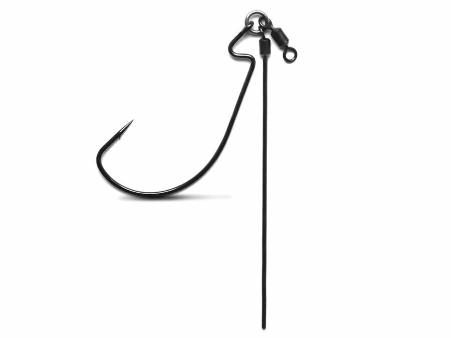 VMC 7342TK Tokyo Rig Light 2pcs #1/0 - #5/0 Black Nickel Pike
