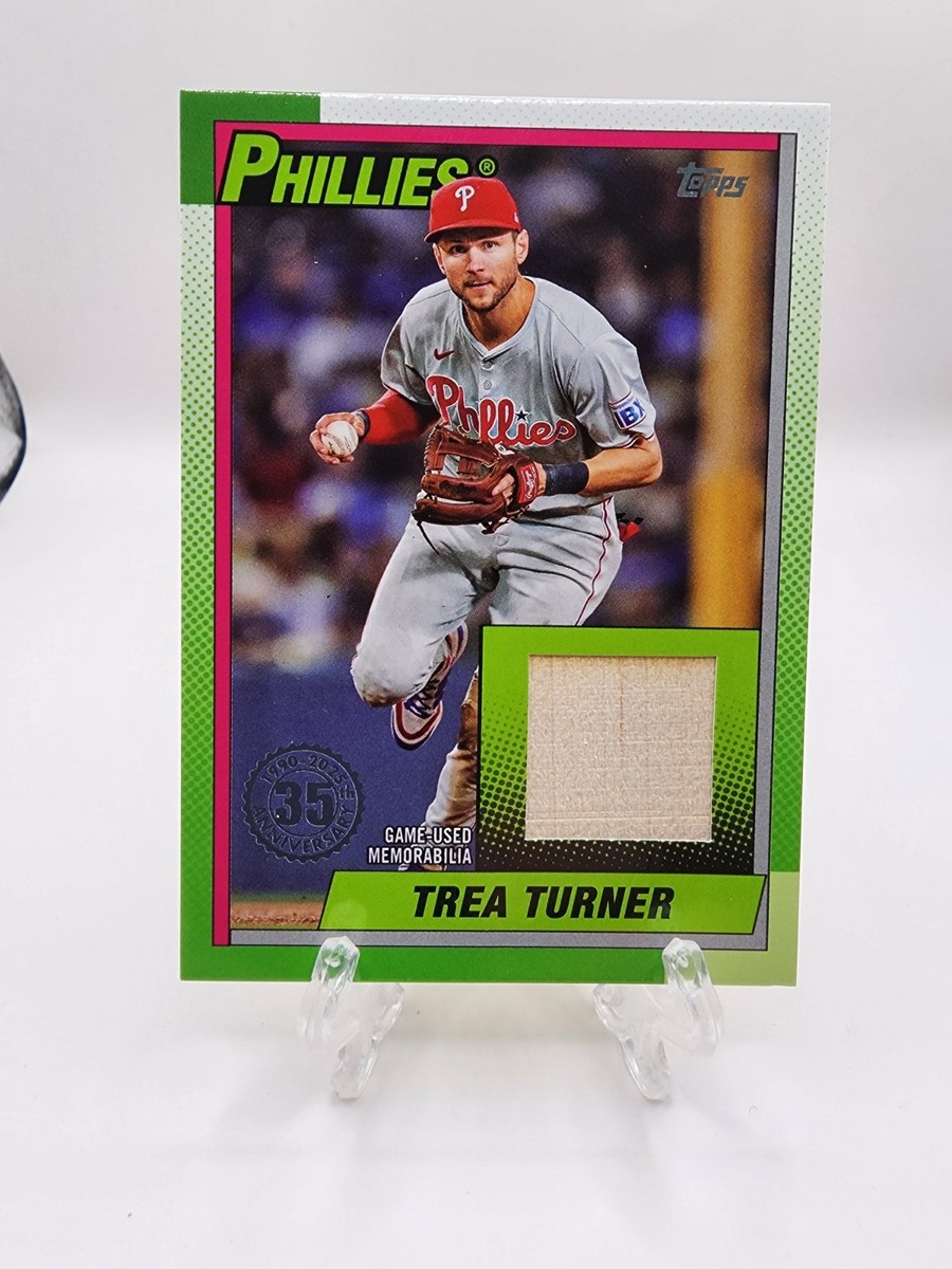 2025 Topps Series 1 TREA TURNER 1990 Topps Baseball Relics - Game