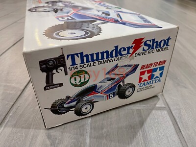 New TAMIYA 1/14 RC THUNDER SHOT VINTAGE RARE 1988 QD Quick Drive