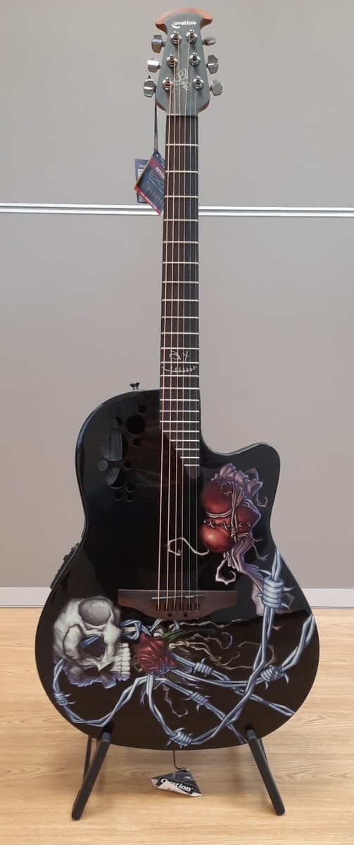 Chitarra OVATION DJ ASHBA DJA34-BDY pari al nuovo + custodia