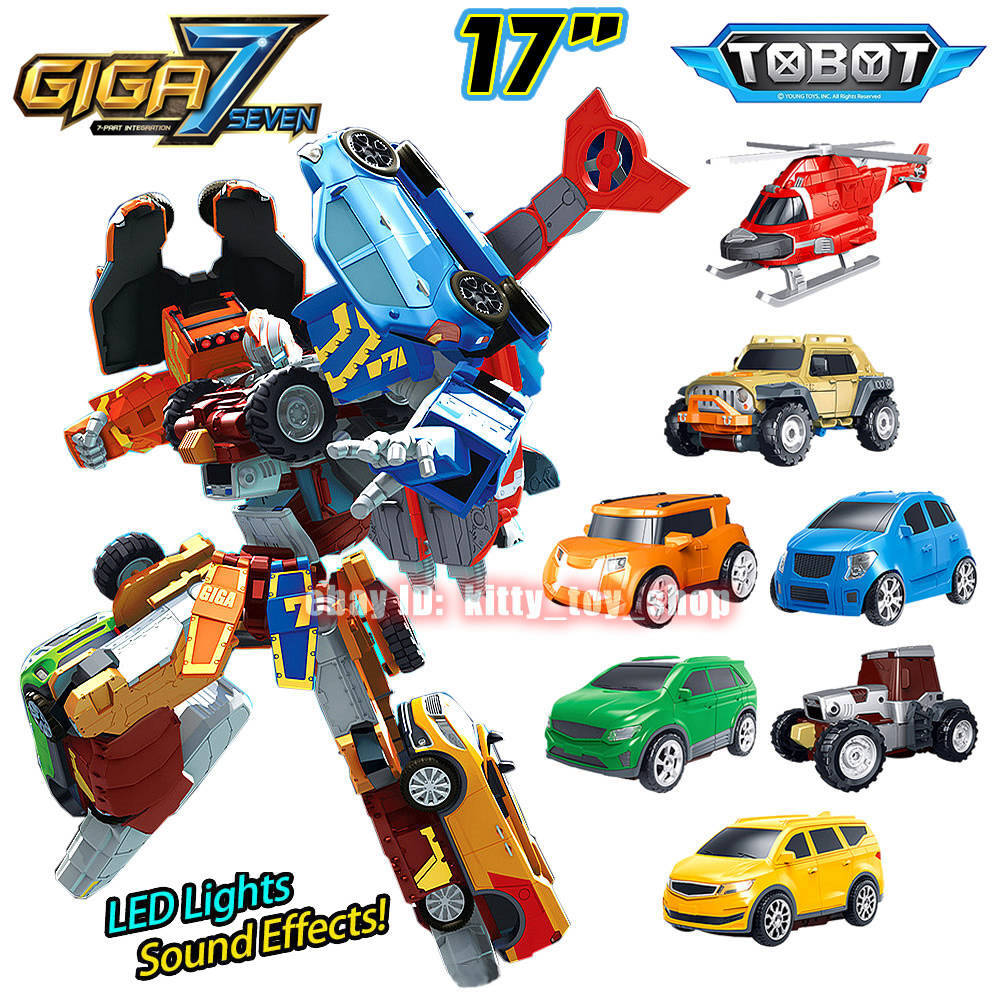 Tobot X Y Z D V K T Combiner Robot GIGA 7 Figure Integration Boy
