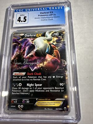2013 DARKRAI EX POKÉMON WOLD CHAMPIONSHIP DECKS DARKRAI DECK CHC