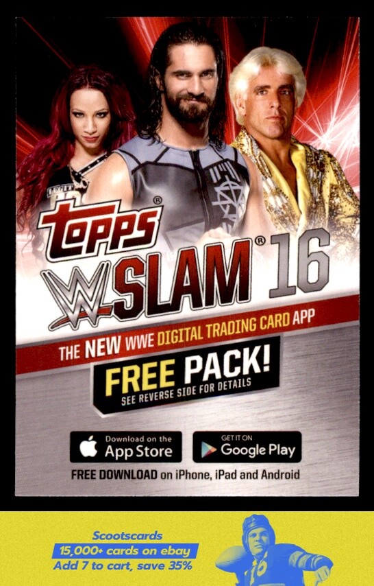 2017 Topps WWE WWE Slam 2016 Free Pack card #NNO | eBay