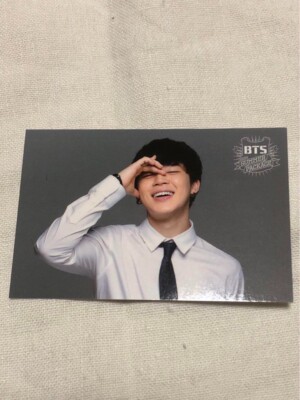 BTS Jimin 2014 Summer Package Signature Official Trading Photo