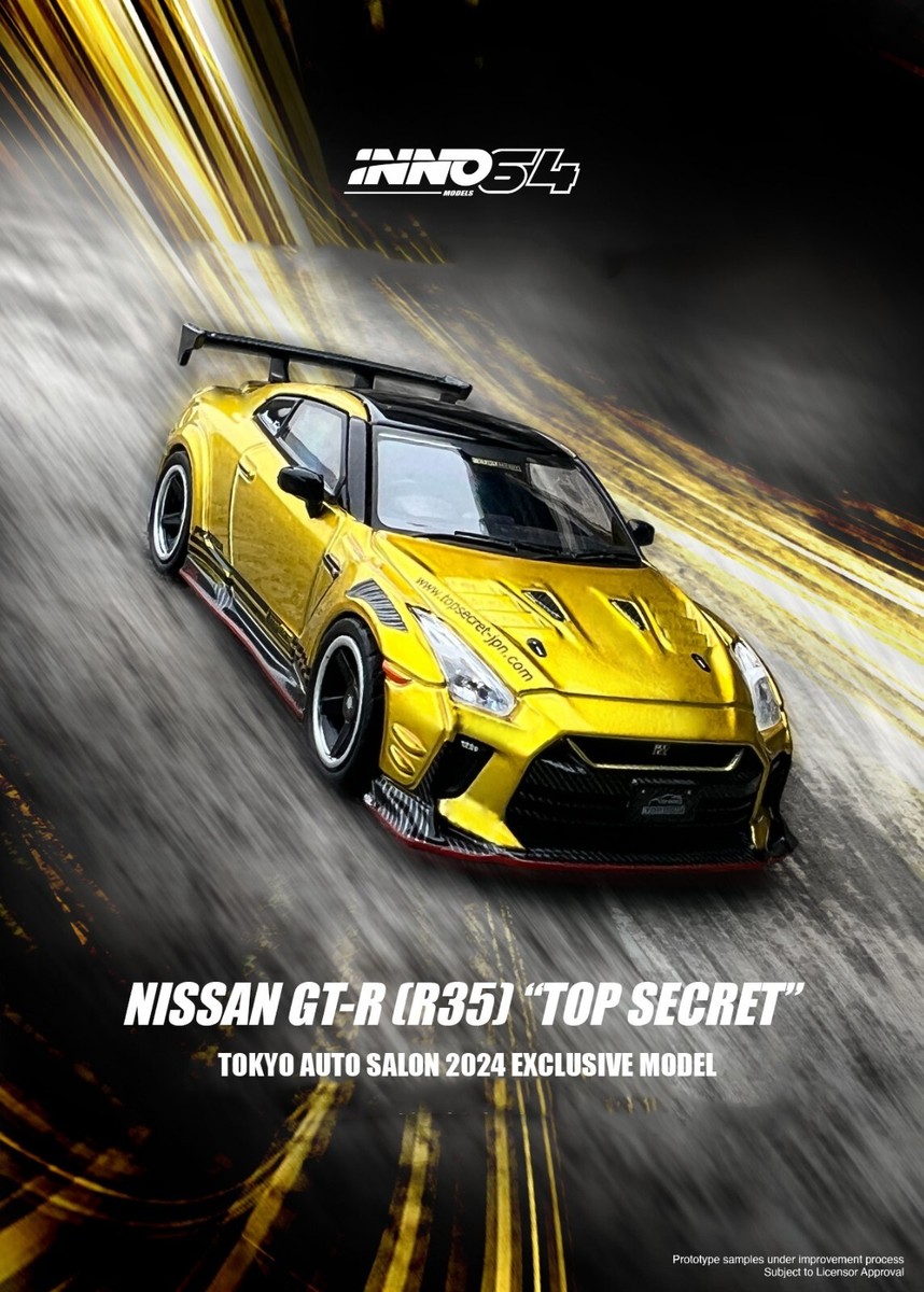 Inno 64 Nissan GT-R R35 Top Secret Tokyo Auto Salon 2024 Exclusive