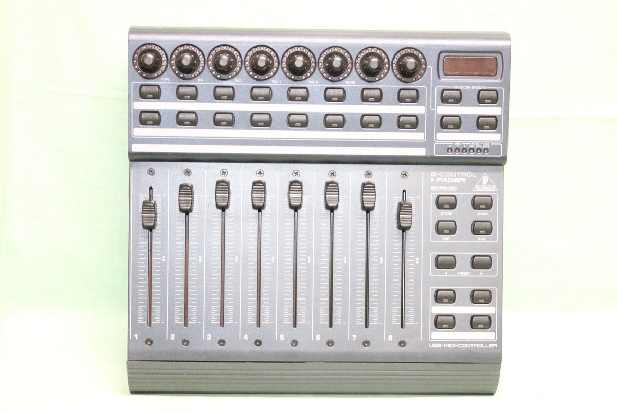 Behringer B-Control BCF2000 USB MIDI DAW Fader Controller NOT