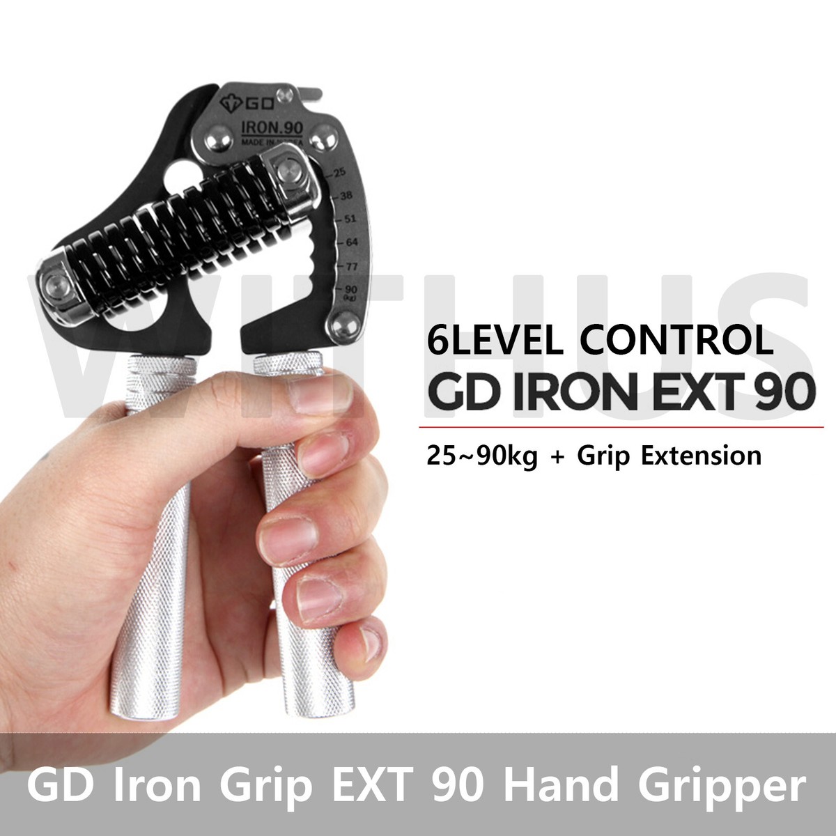 GD Iron Grip EXT90 Adjustable Hand Gripper 55~198lb / 25~90kg