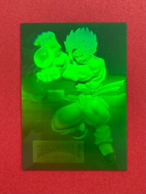 Dragon Ball Z Amada 3D Hologram Trading Card Set Of Four Rare From