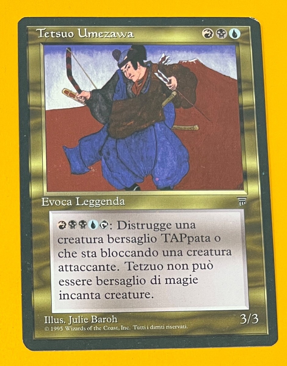 MTG TETSUO UMEZAWA Legends (Italian) (OldManMTG 005-181) | eBay