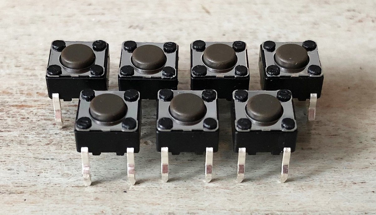 LINE 6 M9 MODELER FOOT SWITCH REPLACEMENTS - SET OF 7 - INTERNAL M