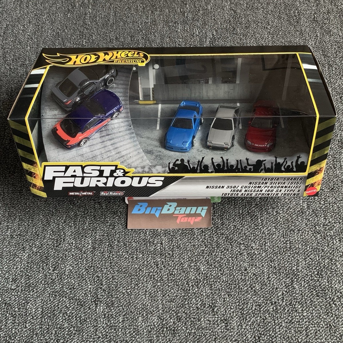 Hot Wheels Premium Fast & Furious Tokyo Drift Diorama Box Set (In