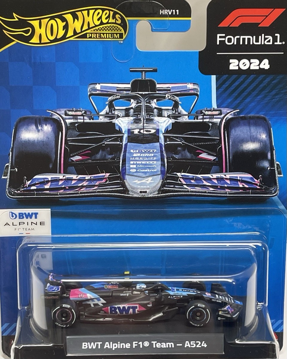 2025 HOT WHEELS PREMIUM FORMULA 1 2024 “BWT ALPINE F1 TEAM-A524