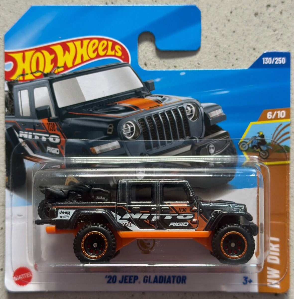 2025 Hot Wheels 20 JEEP GLADIATOR SUPER TREASURE HUNT Short Card