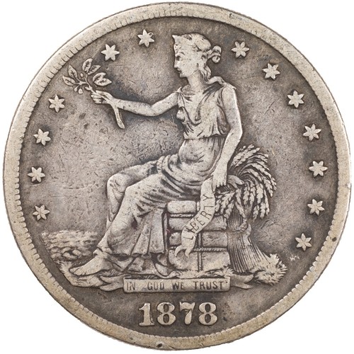 1878-S Trade Dollar 420 Grains .900 Fine Silver San Francisco $1