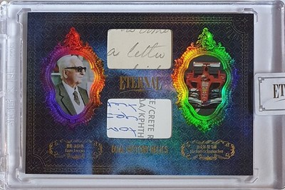 2024 Eternal Enzo Ferrari Michael Schumacher #RELICS BLUE /75 Dual