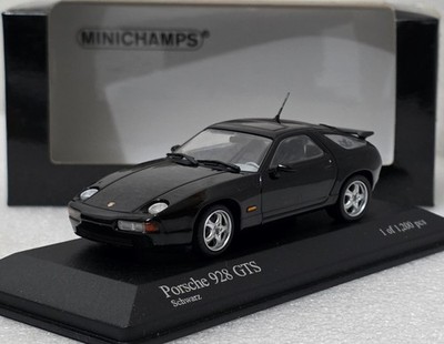 Porsche 928 GTS 1991 Black 1:43 Minichamps 400068100 EXTREMELY