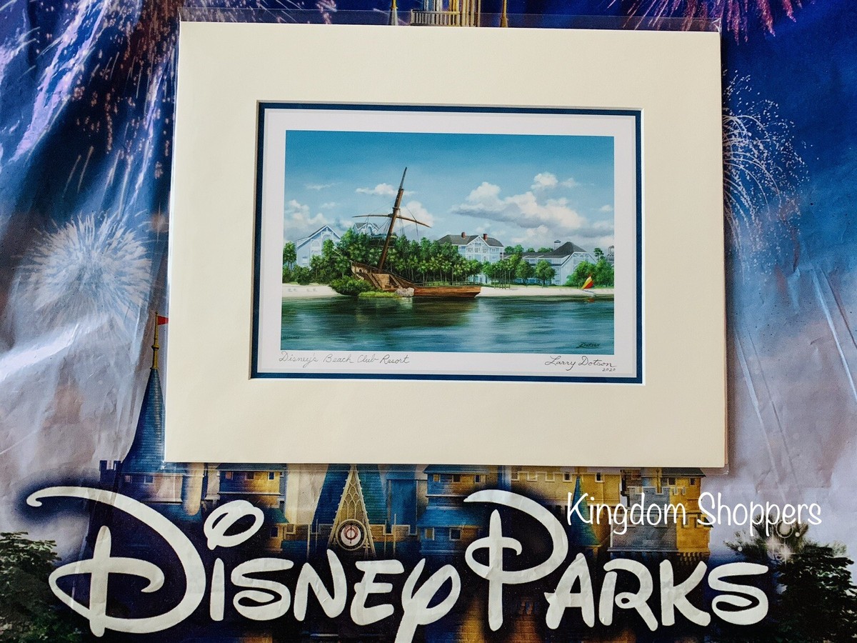 Disney Parks BEACH CLUB RESORT Larry Dotson Print Vacation