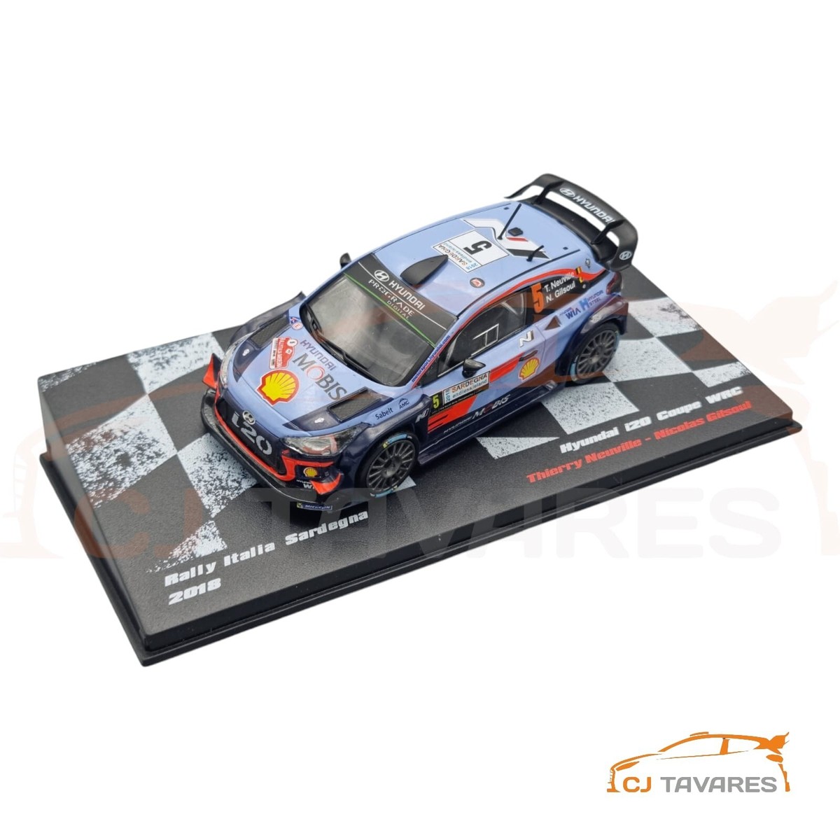 ALTAYA HYUNDAI i20 COUPE WRC #5T NEUVILLE - N GILSOUL RALLY ITALIA