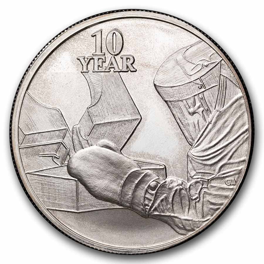 1 oz Silver Round - Newmont Mining Corp (Random Motif) | eBay