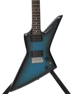 Aria Pro II ZZ Deluxe Matsumoku 1983 Electric Guitar Blue Used