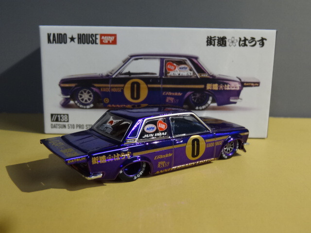KAIDO HOUSE x MINI GT - DATSUN 510 PRO STREET ANNIVERSARY EDITION