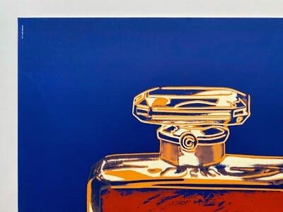 ANDY WARHOL RARE 1997 CHANEL NO.5 FINE ART SILKSCREEN PRINT LRG