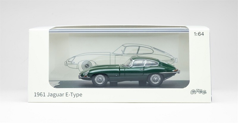 GFCC 1:64 1961 Jaguar E-Type Green Diecast Model Car | eBay