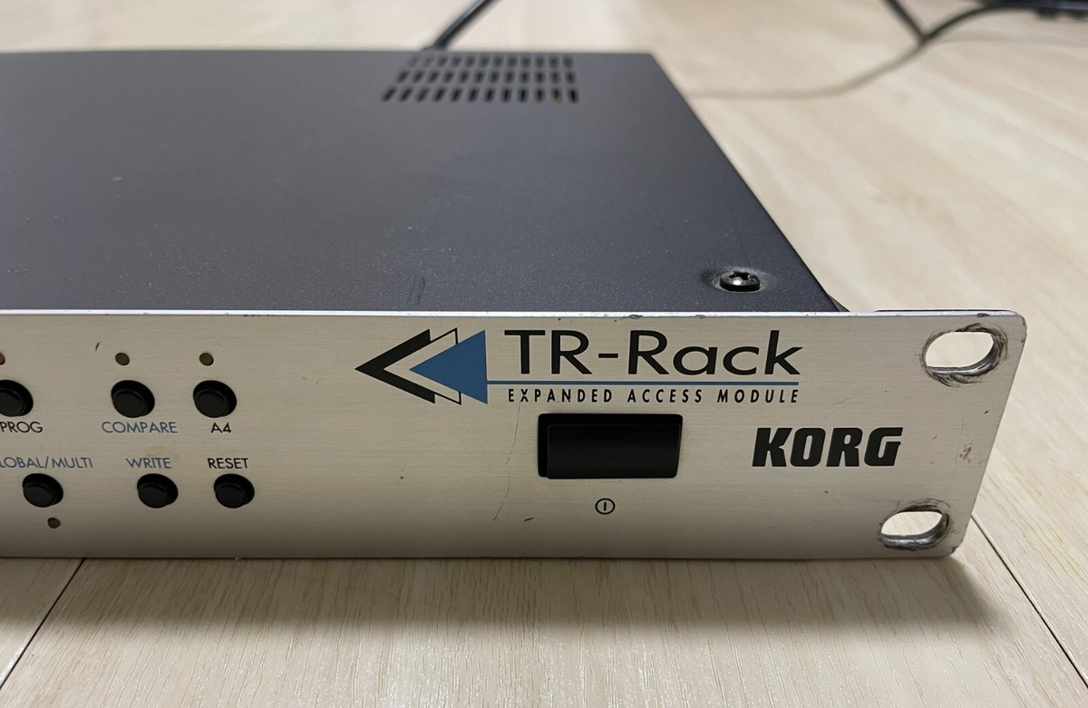 Korg TR-RACK Sound Module Synthesizer with Power Cable Used from