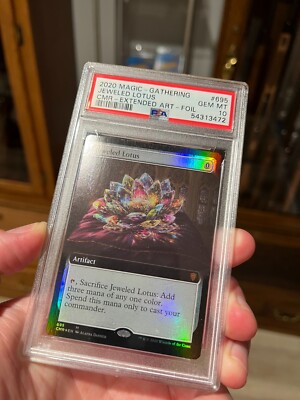 English version MTG Jeweled lotus all 4 versions PSA 10 Extended