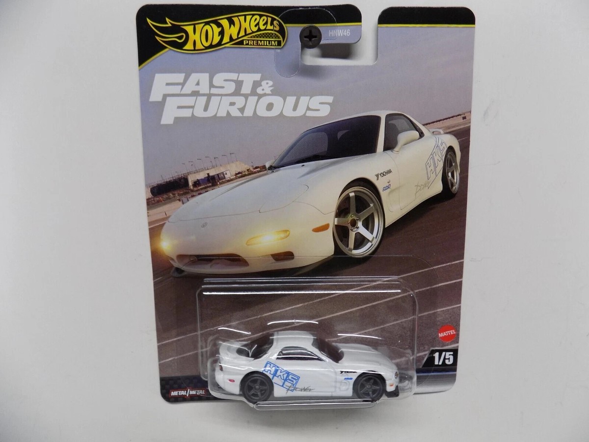 Hot Wheels PREMIUM - Fast & Furious - White MAZDA RX-7 FD | eBay