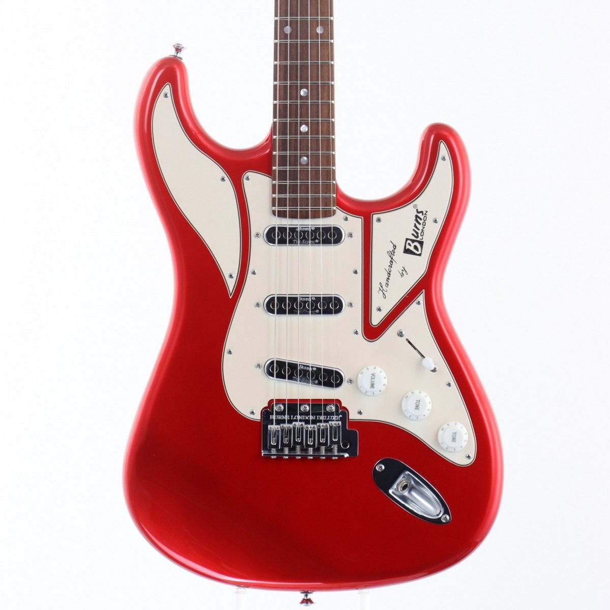 BURNS LONDON Cobra DX Candy Apple Red Used Maple Neck Rosewood FB