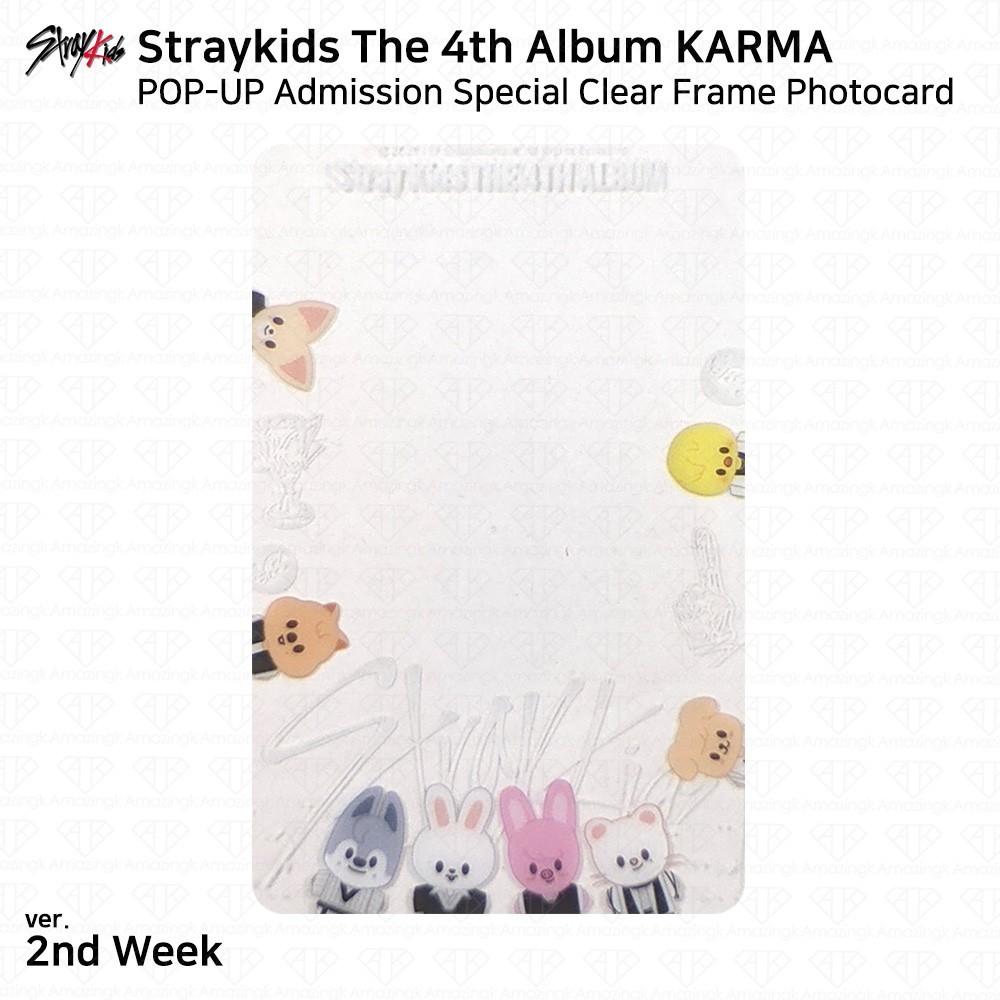 Stray Kids 4th Album Karma POP-UP STORE 2nd Week MD Reward Benefit