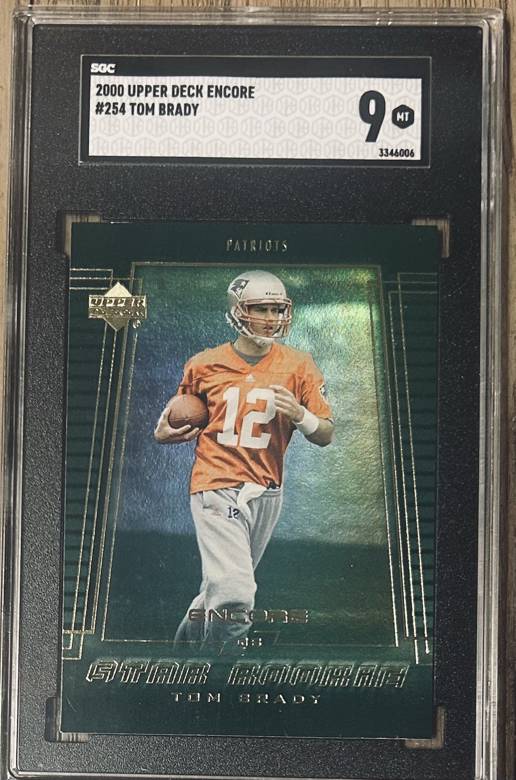 Tom Brady 2000 Upper Deck Encore #254 Base Price Guide - Sports
