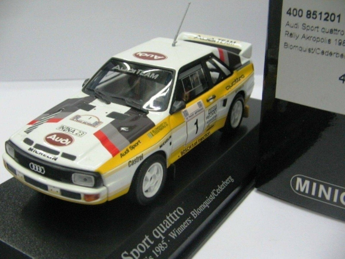 WOW EXTREMELY RARE Audi Quattro S1 E1 Blomqvist Acropolis 1985 1
